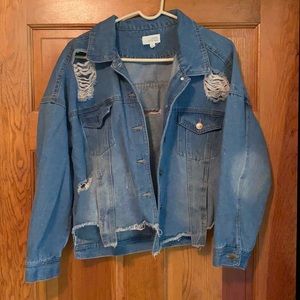 Caution to the wind Jean jacket